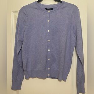 Banana Republic Periwinkle Stretch Cotton Cardigan S NWT